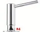 FRANKE Seifenspender Novita Chrom Splmittelspender / Dispenser mit Druckbettigung