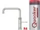 QUOOKER CLASSIC FUSION Square Edelstahl VAQ PRO3 Einhebelmischer & 100C Armatur Nostalgieoptik (PRO3CFNSSST)