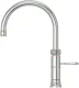 QUOOKER CLASSIC FUSION Round Edelstahl Combi B Einhebelmischer & 100C Armatur Nostalgieoptik (COMBICFNRSST)