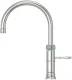 QUOOKER CLASSIC FUSION Round Edelstahl PRO3 mit CUBE 2 *Der Wasserhahn, der alles kann! Nostalgieoptik (PRO3CFNRSSTCUBE)