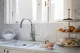 QUOOKER CLASSIC FUSION Round Edelstahl COMBI B mit CUBE 2 *Der Wasserhahn, der alles kann! Nostalgieoptik (COMBICFNRSSTCUBE)