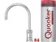 QUOOKER Classic Nordic Round 100C Armatur Solohahn Chrom Nostalgieoptik (PRO3CNSRCHR)