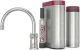 QUOOKER Classic Nordic Round Edelstahl VAQ PRO3 & CUBE 2 100C + Trinkwassersystem Solo-Tap Nostalgieoptik (PRO3CNSRSSTCUBE)
