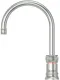 QUOOKER Classic Nordic Round Edelstahl VAQ PRO3 & CUBE 2 100C + Trinkwassersystem Solo-Tap Nostalgieoptik (PRO3CNSRSSTCUBE)