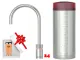 QUOOKER Nordic Round Combi B 100�C Armatur Solohahn Edelstahl als Kochendwasser Armatur (COMBINSRSST)