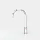 QUOOKER Nordic Round Edelstahl Single-Tap COMBI B mit CUBE 2 (COMBINSRSSTCUBE)