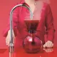 QUOOKER Nordic Round Edelstahl Single-Tap COMBI B mit CUBE 2 (COMBINSRSSTCUBE)