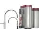 QUOOKER Nordic Round Twintaps Edelstahl VAQ PRO3 mit CUBE 2 als Set (PRO3NSMRSSTTTCUBE)