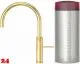 QUOOKER FUSION Round Combi (+) B Einhebelmischer 24 Karat Gold Edition & 100C Armatur (COMBI+FNRGLD)