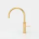 QUOOKER FUSION Round 24 Karat Gold Edition Combi B mit CUBE 2 *Der Wasserhahn, der alles kann! (COMBIFNRGLDCUBE)