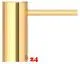 QUOOKER NORDIC Seifenspender Gold Splmittelspender / Dispenser (SDGLD)