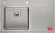 REGINOX Kchensple Phoenix 40 (L) Becken links Einbausple Edelstahl mit Flachrand Siebkorb als Drehexcenterventil