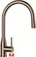 SCHOCK Kchenarmatur Kavus Copper Einhebelmischer Kupferfarben mit Zugauslauf 360 schwenkbar mit Schlauchbrause