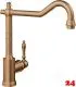Villeroy & Boch Kchenarmatur Avia 2.0 Einhebelmischer Bronzefarben (PVD) mit Festauslauf Nostalgieoptik