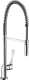 AXOR Kchenarmatur Citterio Semi Pro Chrom Einhebelmischer 230 mit Pendelbrause als 2-Strahlbrause 360 schwenkbarer Auslauf (39840000)