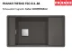 FRANKE Kchensple Fresno FSG 611 Fragranit+ Einbausple / Granitsple mit Siebkorb als Druckknopfventil