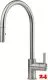 FRANKE Kchenarmatur Eos Neo Einhebelmischer Edelstahl massiv mit Auszugsbrause Pull-Down-Spray 180 schwenkbarer Auslauf