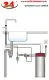 QUOOKER FUSION Round Combi B Einhebelmischer Messing Patina & 100C Armatur Kochendwasserhahn (COMBIFNRPTB)