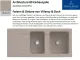 Villeroy & Boch ARCHITECTURA 80-Classicline Einbausple / Keramiksple in Standard Farben