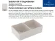Villeroy & Boch Splstein / Splmodul Doppelbecken 80X-Classicline Keramiksple in Standard Farben
