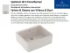 Villeroy & Boch Splstein / Splmodul Einzelbecken 60X-Classicline Keramiksple in Standard Farben