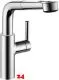 KWC Kchenarmatur Suno 10.171.003.000FL Einhebelmischer Chrom mit Zugauslauf und Brausefunktion (123971)