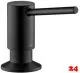 KWC Seifenspender Basic Z.538.409.176 Splmittelspender / Dispenser Matt Black (538410)