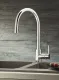 PYRAMIS Kchenarmatur Amada Premium Einhebelmischer Chrom mit Zugauslauf als Schlauchbrause