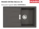 FRANKE Kchensple Centro CNG 611-78 Fragranit+ Einbausple / Granitsple mit Siebkorb als Drehknopfventil