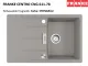 FRANKE Kchensple Centro CNG 611-78 Fragranit+ Einbausple / Granitsple mit Siebkorb als Drehknopfventil