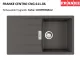 FRANKE Kchensple Centro CNG 611-86 Fragranit+ Einbausple / Granitsple mit Siebkorb als Drehknopfventil