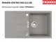 FRANKE Kchensple Centro CNG 611-86 Fragranit+ Einbausple / Granitsple mit Siebkorb als Drehknopfventil