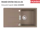 FRANKE Kchensple Centro CNG 611-86 Fragranit+ Einbausple / Granitsple mit Siebkorb als Drehknopfventil