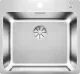 BLANCO Kchensple Solis 500-IF/A Edelstahlsple / Einbausple Flachrand mit Ablaufsystem InFino und PushControl