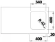 BLANCO Kchensple Solis 340-U Edelstahlsple / Unterbaubecken mit Ablaufsystem InFino und Handbettigung