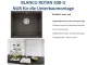 BLANCO Rotan 500-U Silgranit PuraDurII Granitsple / Unterbaubecken in 7 Farbtnen mit Handbettigung