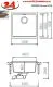 SCHOCK K�chensp�le Kiruna N-100 Cristadur� Nano-Granitsp�le Green Line mit Drehexcenter