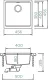 SCHOCK K�chensp�le Kiruna N-100 Cristadur� Nano-Granitsp�le Green Line mit Drehexcenter