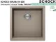 SCHOCK K�chensp�le Kiruna N-100 Cristadur� Nano-Granitsp�le Green Line mit Drehexcenter