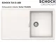 SCHOCK Kchensple Tia D-100 Cristadur Nano-Granitsple / Einbausple mit Drehexcenter
