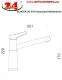 SCHOCK Kchenarmatur SC-510 Cristalite Basic Line Einhebelmischer Festauslauf 360 schwenkbarer Auslauf mit Materialhlse Niederdruck