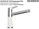 SCHOCK K�chenarmatur SC-510 Cristadur� Classic Line Einhebelmischer Festauslauf 360� schwenkbarer Auslauf mit Materialh�lse Niederdruck