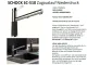 SCHOCK Kchenarmatur SC-510 Cristalite Basic Line Einhebelmischer Zugauslauf mit Materialhlse und Schlauchbrause Niederdruck