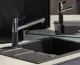 SCHOCK K�chenarmatur SC-510 Cristadur� Green Line Einhebelmischer Zugauslauf 120� schwenkbarer Auslauf mit Materialh�lse Niederdruck