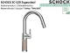 SCHOCK K�chenarmatur SC-520 Cristadur� Green Line Einhebelmischer Zugauslauf 120� schwenkbarer Auslauf mit Materialh�lse und Schlauchbrause