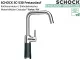 SCHOCK K�chenarmatur SC-530 Cristadur� Green Line Einhebelmischer Festauslauf 360� schwenkbarer Auslauf mit Materialh�lse