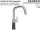 SCHOCK K�chenarmatur SC-530 Cristadur� Green Line Einhebelmischer Zugauslauf 120� schwenkbarer Auslauf mit Materialh�lse und Schlauchbrause