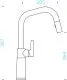 SCHOCK K�chenarmatur SC-530 Cristadur� Green Line Einhebelmischer Zugauslauf 120� schwenkbarer Auslauf mit Materialh�lse und Schlauchbrause