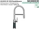 SCHOCK K�chenarmatur SC-550 Cristadur� Green Line Einhebelmischer Festauslauf 150� schwenkbarer Auslauf mit Materialh�lse und Pendelbrause