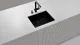 Schock Seifenspender Samo-L Farbe Schwarz matt Sp�lmittelspender / Dispenser
